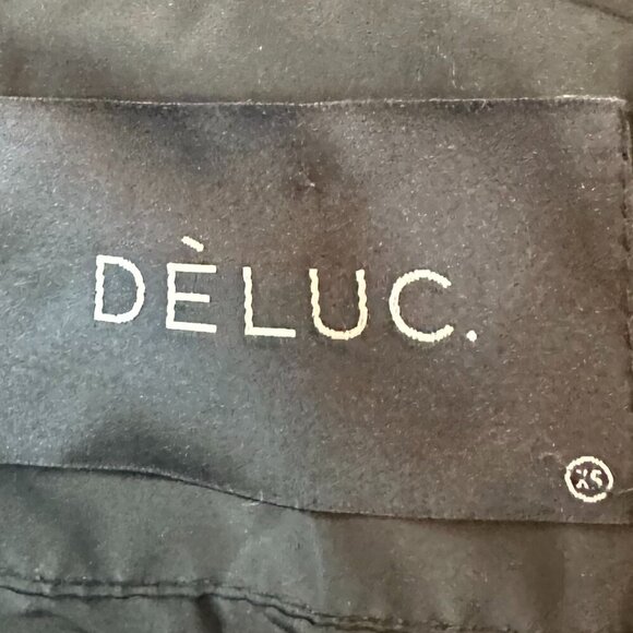 Deluc 5315D Black Puffer Coat Zip-Down Pockets Jacket Cozy Size XS Women's - Picture 10 of 11